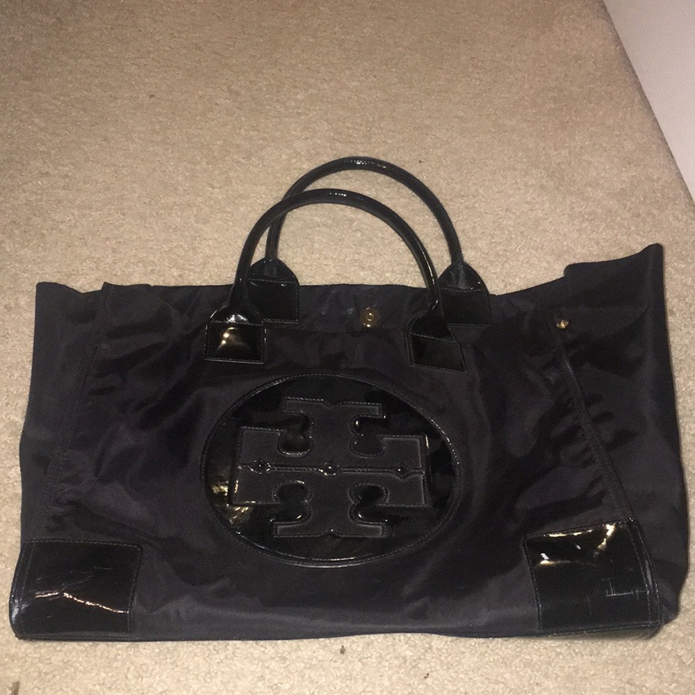 Tory Burch over night bag.
